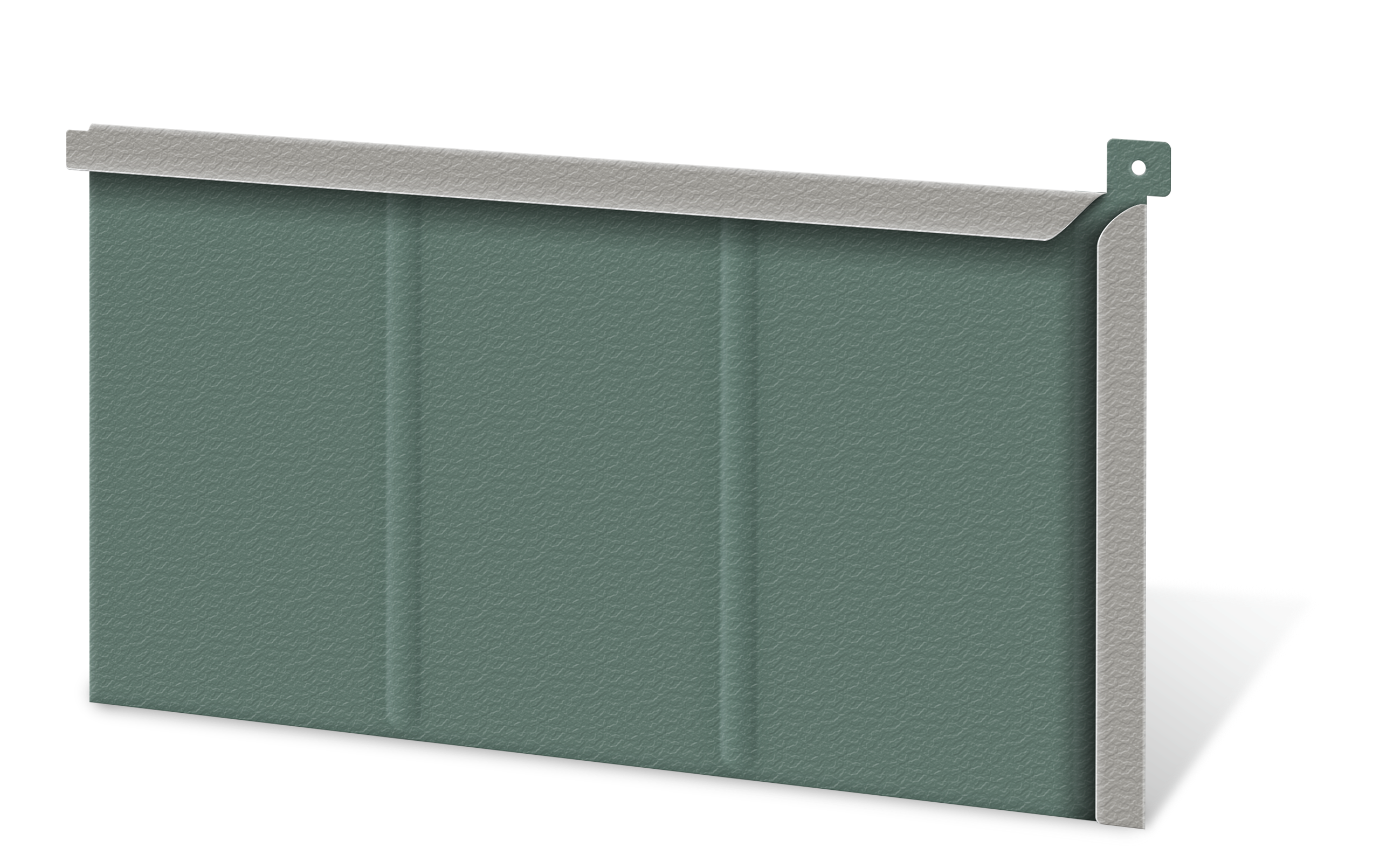 Classic Green Embossed Aluminum Shingle