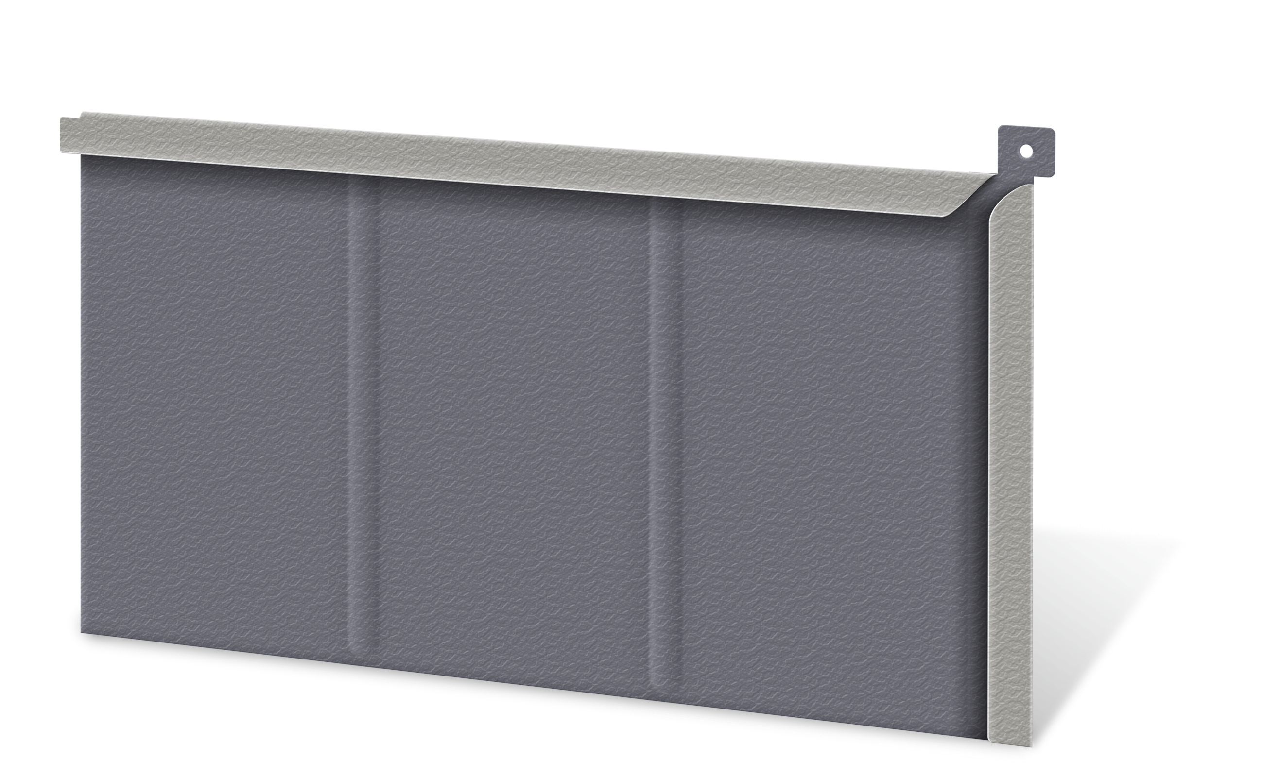 Dawn Gray Embossed Aluminum Shingle