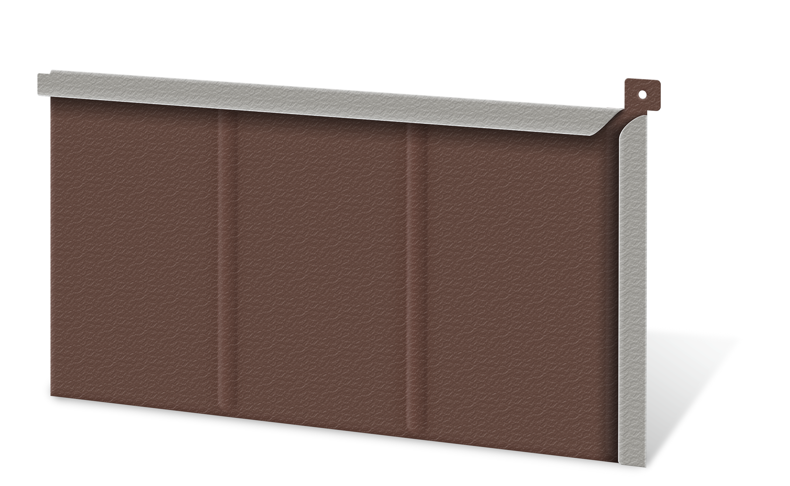 Regal Brown Embossed Aluminum Shingle