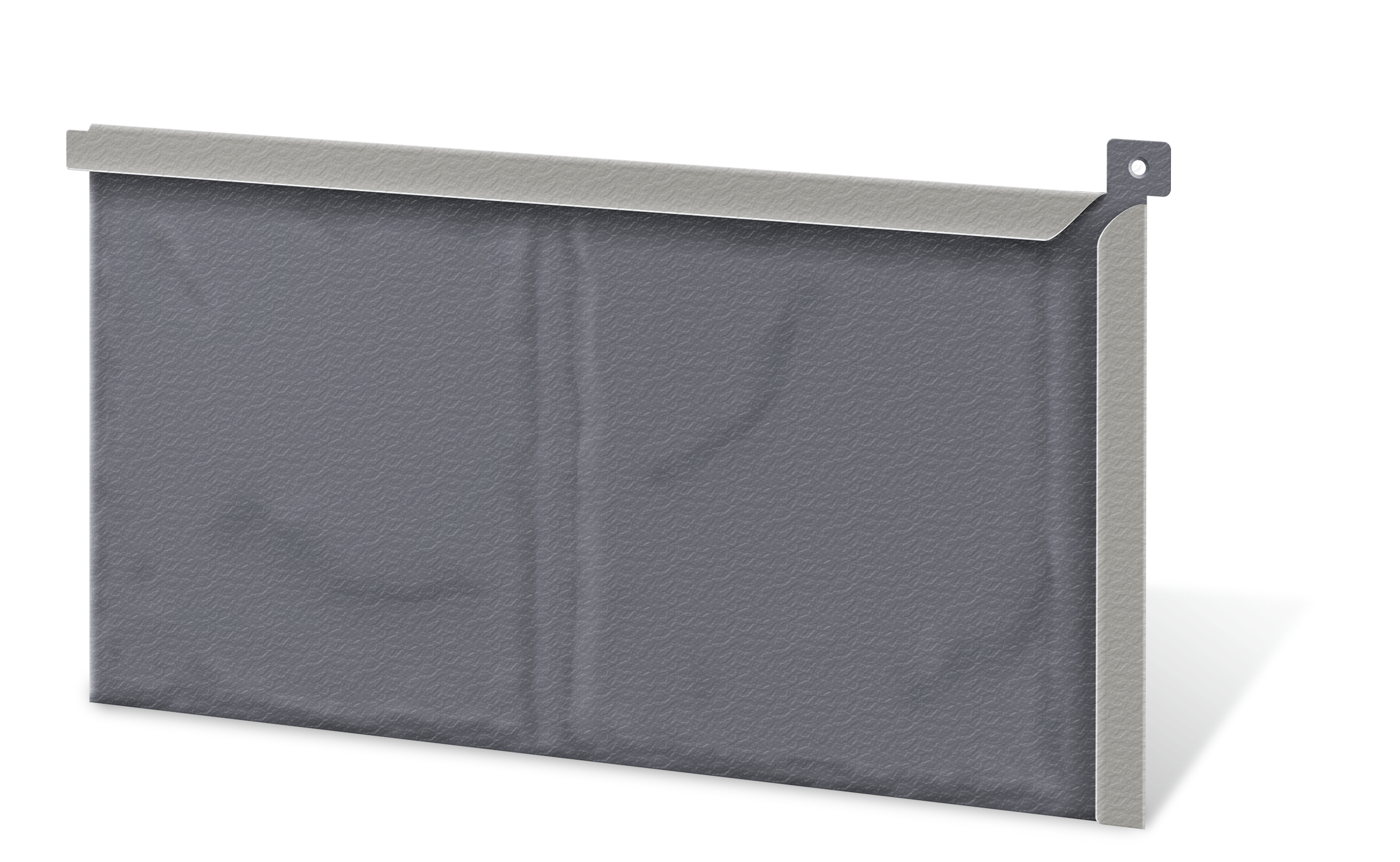 Dawn Gray Embossed Slate Aluminum Shingle