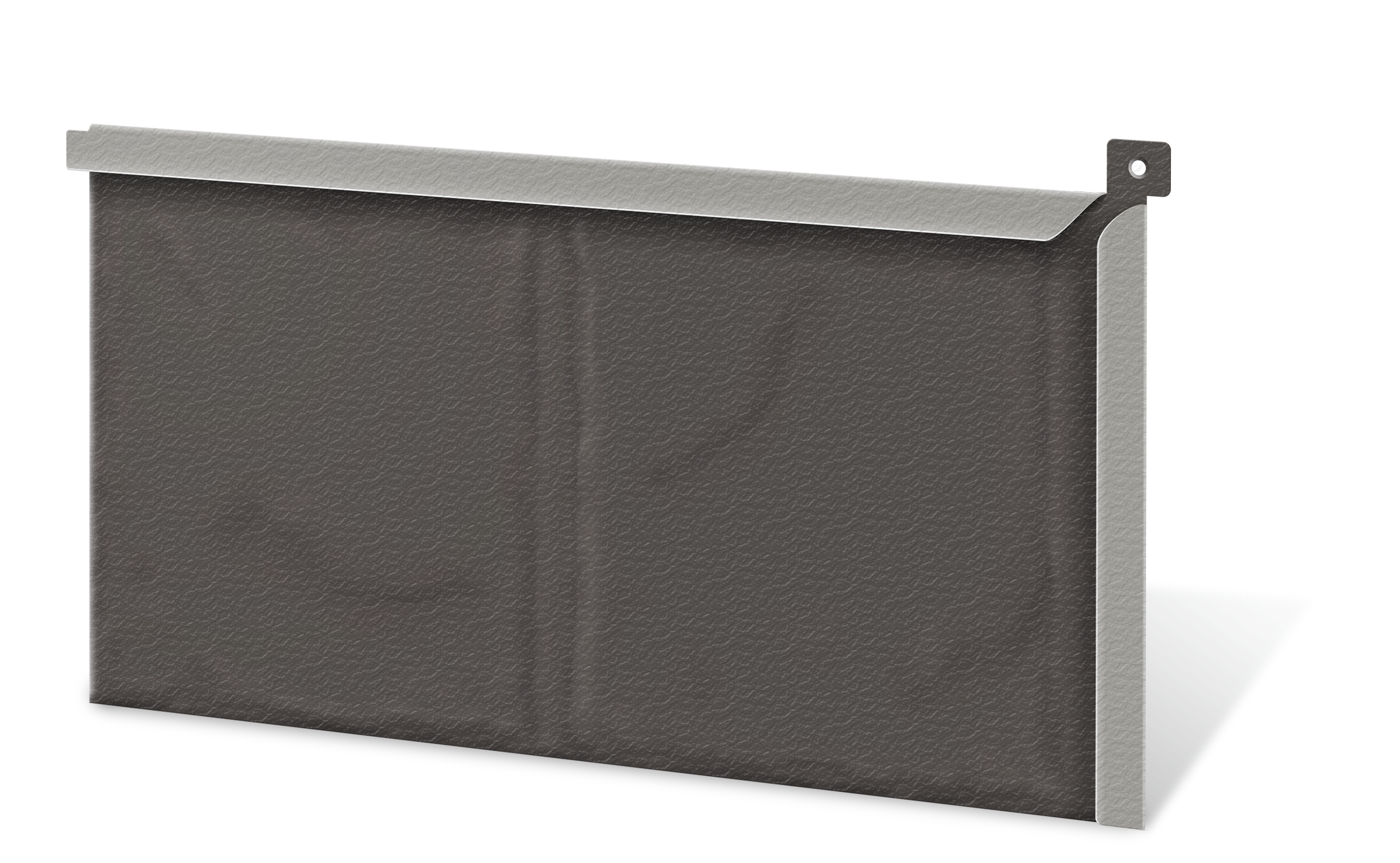 Tudor Brown Embossed Slate Aluminum Shingle