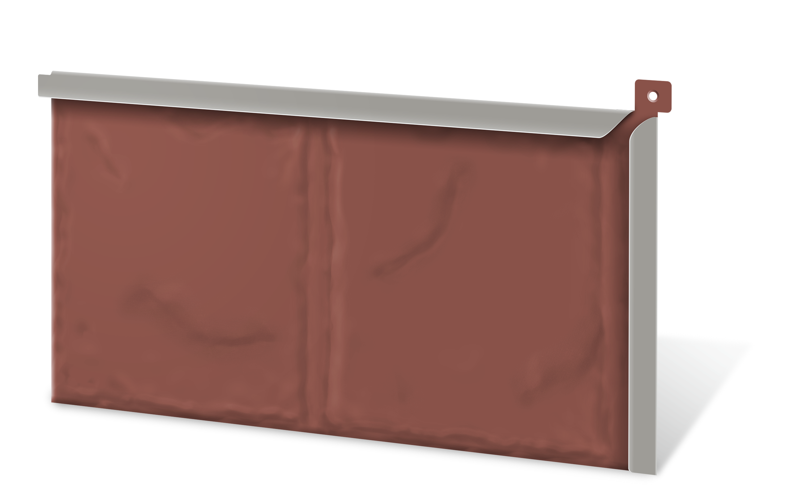 Terracotta Red Slate Aluminum Shingle